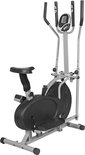 Crosstrainer met verstelbare stoel en hartslagmeting