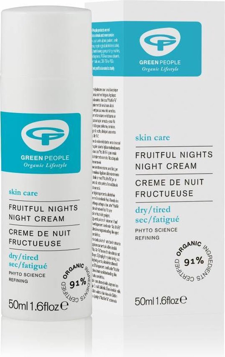 Goedkoopste Green People Fruitful Nights (Anti-Age) VEGAN -Geschikt voor gevoelige huid