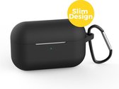 Apple Airpods Pro Siliconen Case Hoesje - Beschermhoes - Zwart
