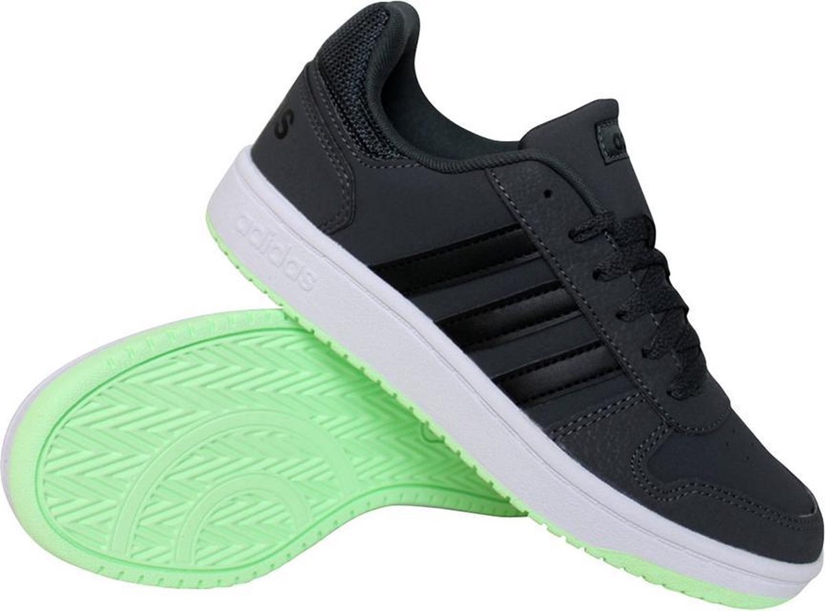 adidas Hoops 2.0 sneakers Heren antraciet | bol