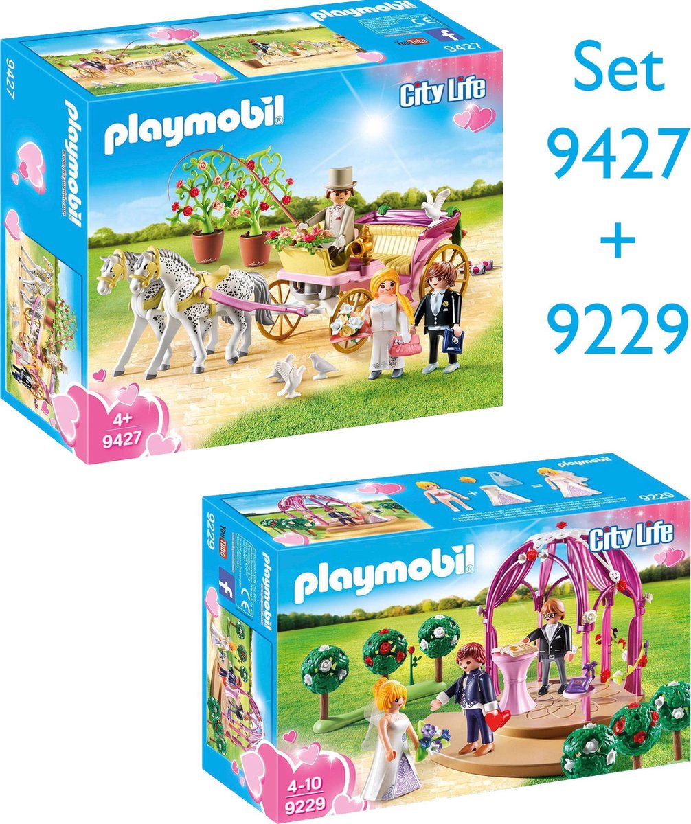 Playmobil Set 9427 + 9229 (Koets & Bruidspaviljoen) | bol.com