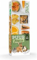 Witte Molen Puur - Knaagdiersnacks - Pauze - 2 Sticks - sinaasappel - papaja - 110GR - 1ST