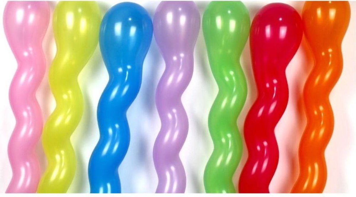 RHQFDM 50 stuks vliegende ballonraketten, leuke raketballonnen