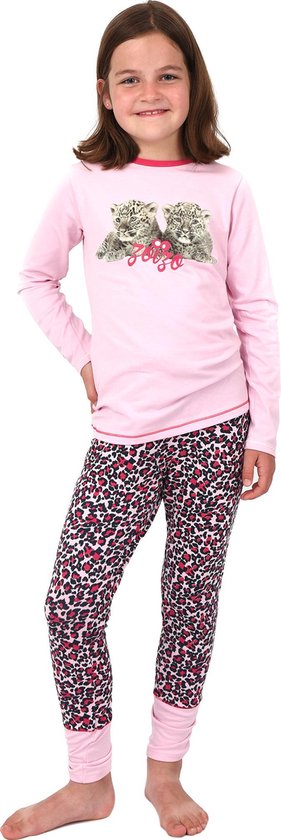 Uitgang Oneffenheden tweede Zoizo meisjes pyjama - Panther pink -CUTE LEOPARDS -12jr (146/152) | bol.com