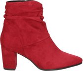 Marco Tozzi dames enkellaars - Rood - Maat 41