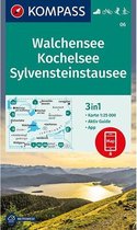 Walchensee, Kochelsee, Sylvensteinstausee 1:25 000