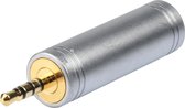 2,5mm Jack 4-polig (m) - 3,5mm Jack 3-polig (v) adapter