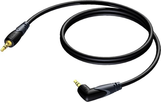 Procab CLA718 stereo 3,5mm Jack kabel met haakse connector - 1,5 meter |  bol.com