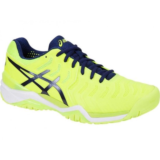 Asics Gel Resolution 7 Tennisschoenen Heren Geel Maat 45 bol
