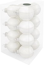 Decosy Glas Kerstballen (6cm) Box 16 Stuks White Opal