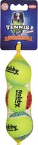 Nobby tennisbal 2 kleuren small - 5 cm - 3 st