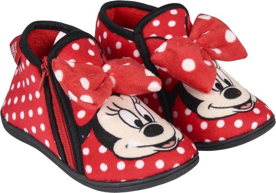 Disney - Minnie Mouse - Sloffen meisje - Rood - Maat 21 | bol