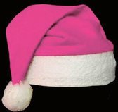 Kerstmuts, kerstmis, santa hat, basic kerstmuts - roze - 96 stuks
