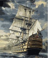 Artstudioclub®  Schilderen op nummer volwassenen 40*50cm  Schip