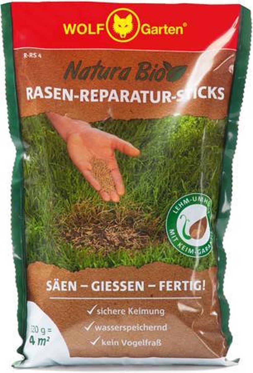 WOLF GARTEN R-RS 4 NATURA BIO GAZON REPARATIESTICKS 320 G = 4 M²