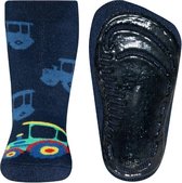 Antislip sokken donkerblauw met tractor-18/19