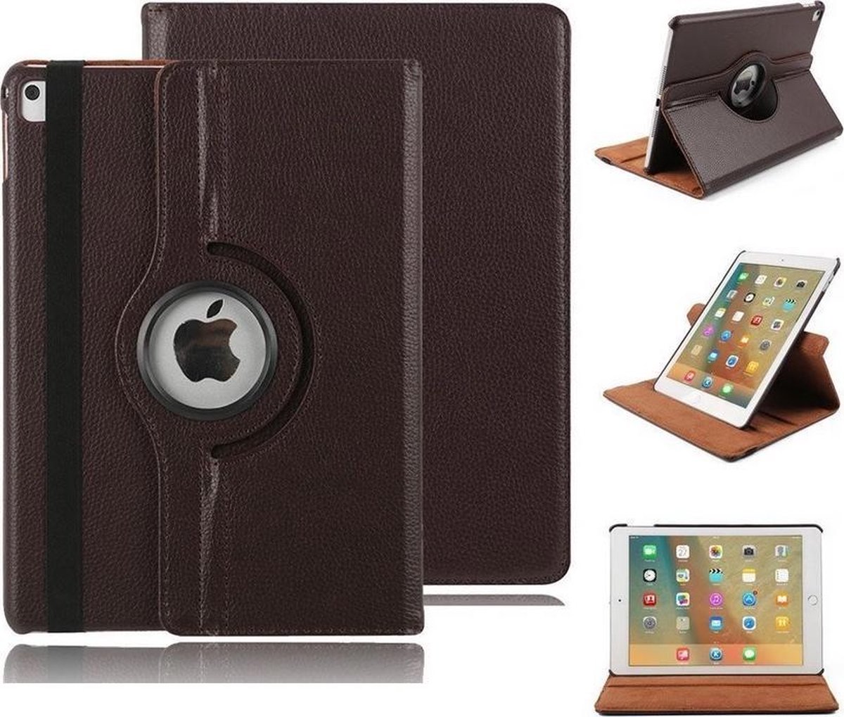 iPad 10.2 (2019) Hoesje- 10.2 inch - Book Case Bescherm Cover Hoes Bruin