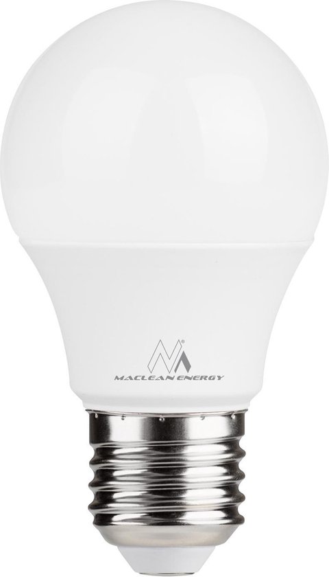 Ampoule LED E27 9W 230V Maclean Energy MCE273 WW blanc chaud 3000K