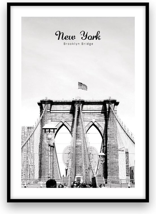 New York stadposter - Zwart-wit