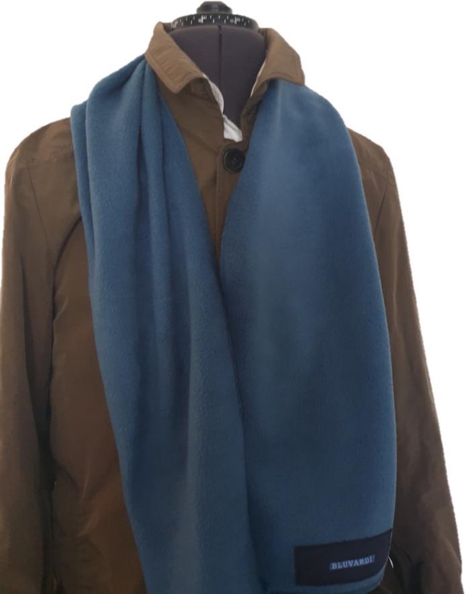 Bluvardi- Antipilling Fleece Sjaal - Blue Petrol