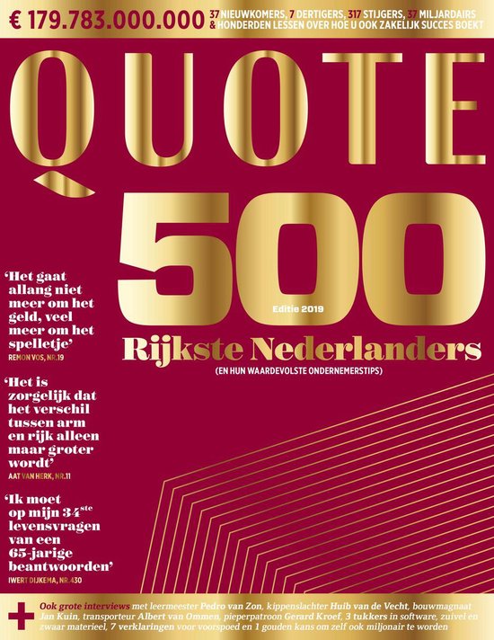 QUOTE 500, Hearst Magazines Netherlands 8715257334670 Boeken