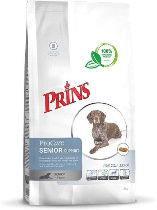 parfum Aubergine tiran Prins ProCare Senior Support 15 kg - Hond | bol.com