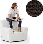 Milos meubelhoezen - Hoes voor fauteuil 70-110cm - Bruin