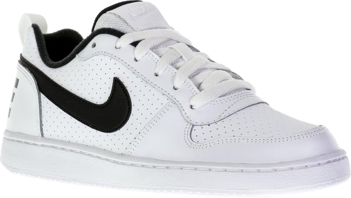 Nike Court Borough Low (GS) Sneakers Dames - White/Black - Maat 36.5 | bol