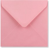 Roze vierkante enveloppen 14 x 14 cm 100 stuks | bol.com
