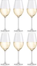 Libbey Wijnglazen Atna - 400 ml / 40 cl - 6 stuks - Klassiek design - Extra fijne voet - Transparant