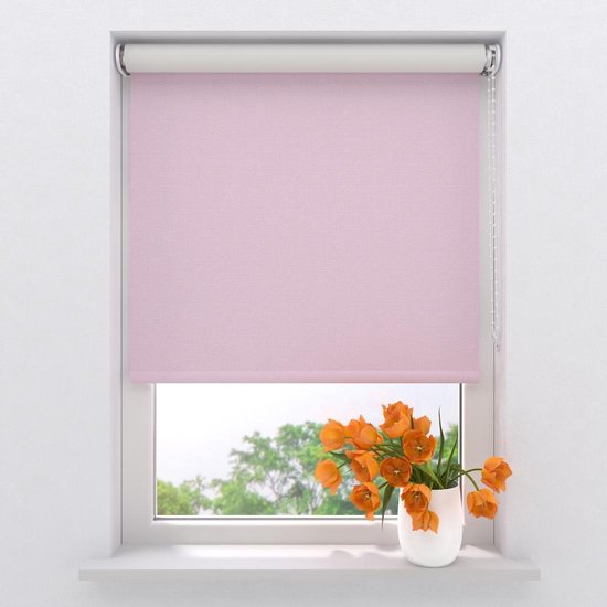 Rolgordijn Easy Verduisterend - Pink - 150 x 190 cm