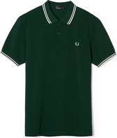 Fred Perry - Twin Tipped Shirt Piqué - Polo - L - Groen