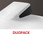 Topper Matras Split Hoeslaken - Topdek Matras Splittopper - Boxspring Topdekmatras Topmatras Splitter - Wit 180x200