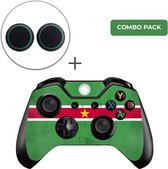 Suriname Combo Pack - Xbox One Controller Skins Stickers + Thumb Grips