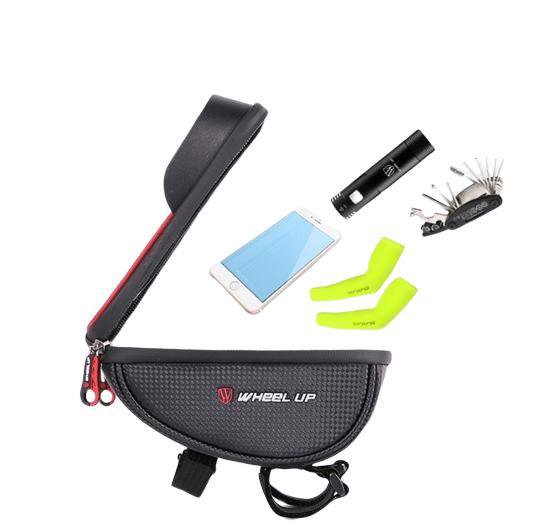 Smartphone fiets stuurtas|telefoonhouder|mobielhouder fiets|waterproof fietstasje|stuur fietstas| |6.0 inch van Smart. — afbeelding 5