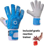 Elite - TC - Keepershandschoenen - inclusief Reaction trainer & Elite Andalucia sleutelhanger - maat 8 - voetbal keepershandschoenen - keepershandschoen - Goalkeeper handschoen