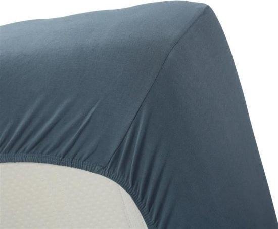 Premium Jersey Lycra Hoeslaken Blauw | 80x220 | Perfecte Pasvorm | Duurzame Kwaliteit