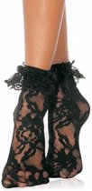Lace Anklet With Ruffle