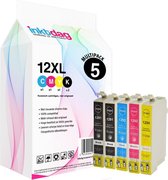 Inktdag inktcartridge voor Epson T1295, multipack van 5 kleuren (2* T1291, 1*T1292, T1293 en T1294) voor Epson Stylus SX230, SX235, SX420, SX425, SX430, SX435, SX438, SX440, SX445, SX535, SX620, Stylus Office B42WD, BX305, BX320, BX525,BX625, BX630