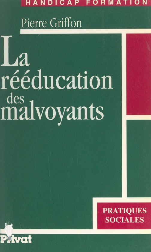La rééducation des malvoyants - cover