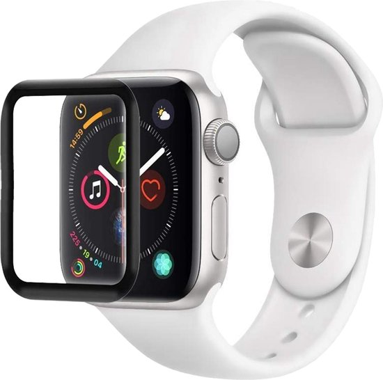 Apple Watch Series 5 (40 mm) Screenprotector - Tempered Glass Gehard Glas -  Full | bol.com