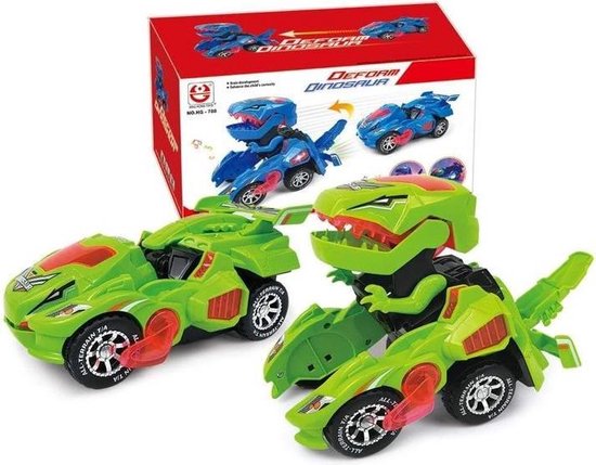Transforming Dinosaur Led Car Transformers Speelgoed Met Licht En Geluidsfunctie Bol Com