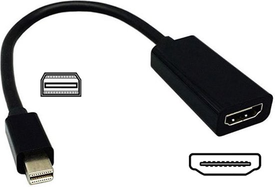 Fictief test bossen XIB Mini Displayport / Thunderbolt naar HDMI adapter / Windows / Imac /  Macbook /... | bol.com