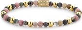 Rebel and Rose Armbanden Winter Glow - 4mm - yellow gold plated Roze Maat:S (16,5 cm)