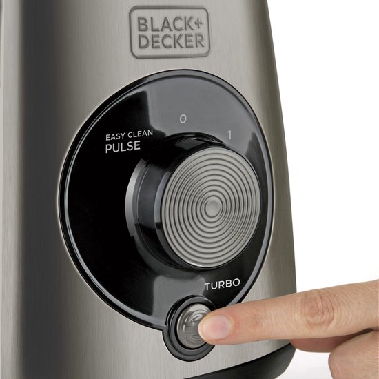 BLACK+DECKER BXJB1000E blender 1,5 l Cooking blender Zwart, Transparant 1000 W