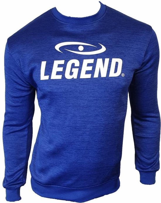 Legend Sports Logo Sweater Blauw Maat M