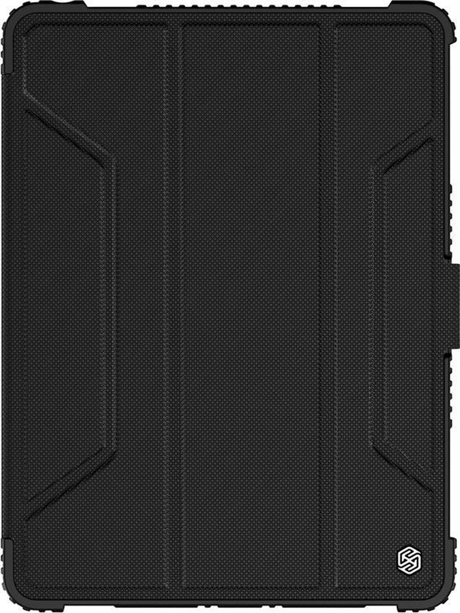 NILLKIN bumper horizontale Flip lederen case voor iPad Air 2019/iPad Pro 10 5 2017 met pen slot (zwart)