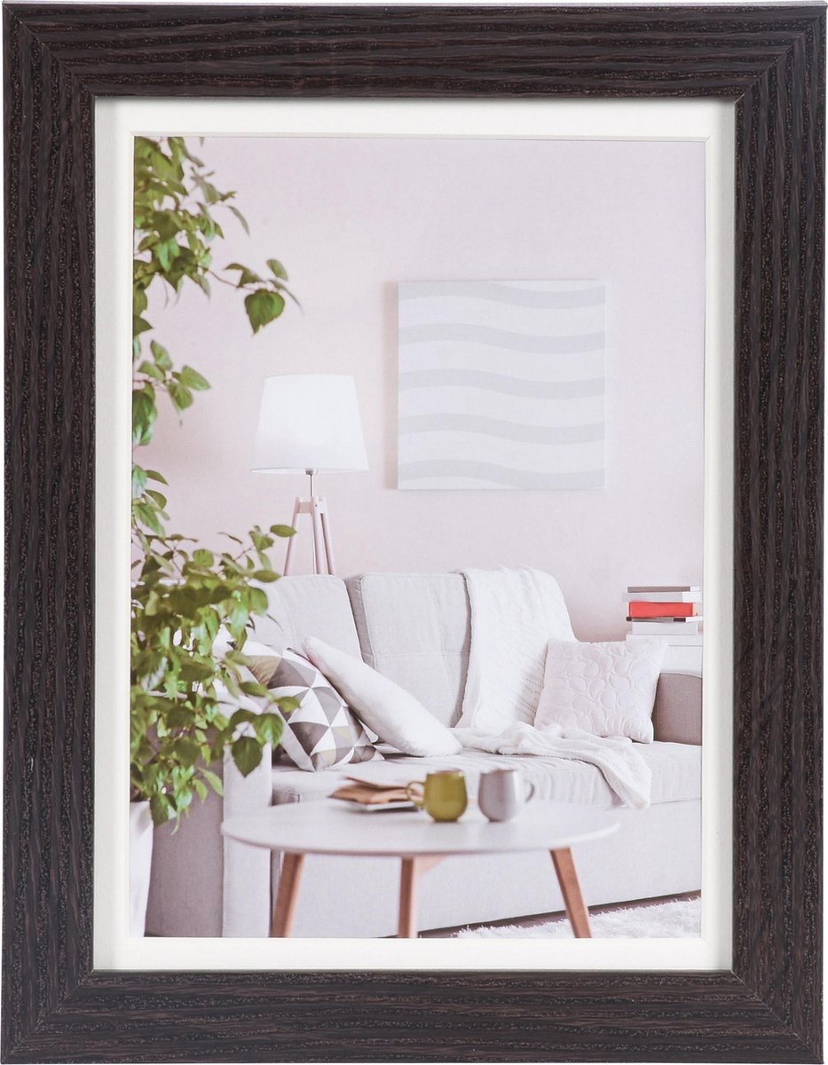 Fotolijst - Henzo - Modern - Fotomaat 15x20 cm - Donkerbruin