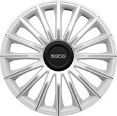 Sparco Wieldoppen 16 inch Torino Zilver - ABS