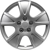 4-Delige Wieldoppenset Michigan 14-inch matzwart/roze - Heron Automaterialen